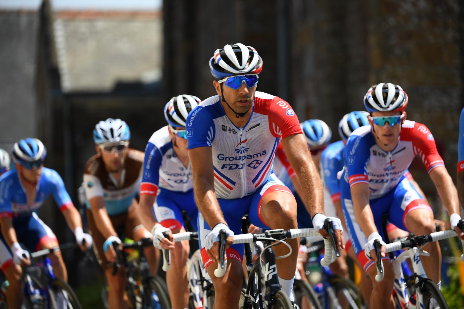 CYCLISME DRAPEAU EN papier groupama FDJ tour De France 2023 EUR 5,00