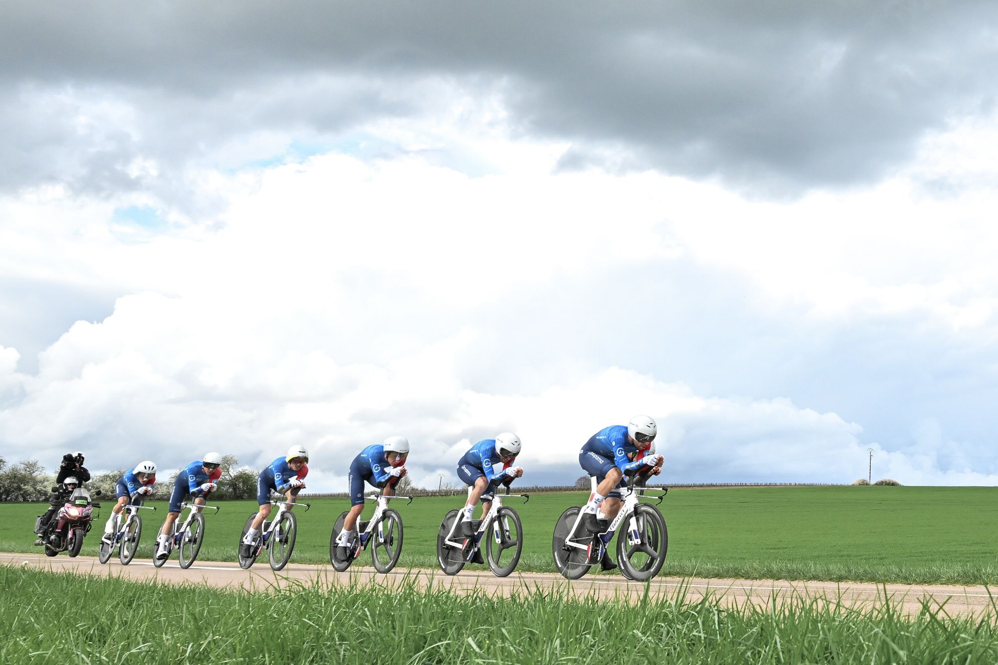 Un chrono collectif abouti - Équipe Cycliste Groupama-FDJ UNITED